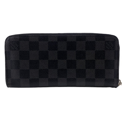 Louis Vuitton Long Wallet Purse N63095 Damier Grafitte Black Appy Wallet Damier Grafitte Verdical
