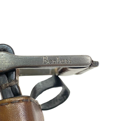 Berluti Belt Leather Brown Mens 90/36