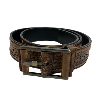 Berluti Belt Leather Brown Mens 90/36