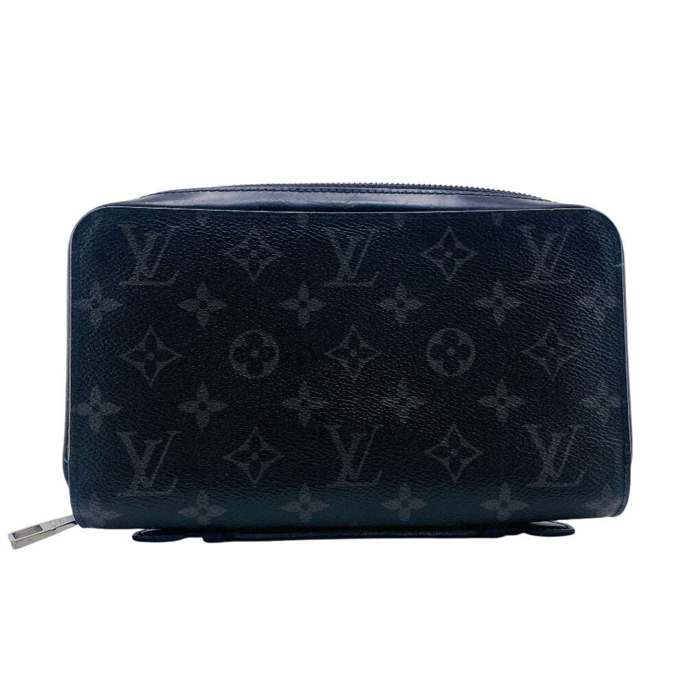 Louis Vuitton Long Wallet Purse M61698 Monogram Eclipse Black Monogram Eclipse Zippy Xl Mens