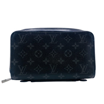 Louis Vuitton Long Wallet Purse M61698 Monogram Eclipse Black Monogram Eclipse Zippy Xl Mens