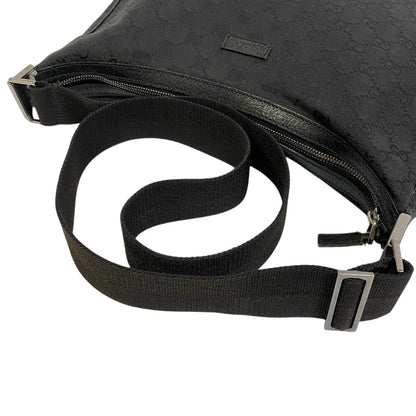Gucci Shoulder Bag 122790 Canvas Black Gg Canvas Women