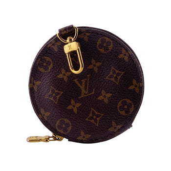 Louis Vuitton Coin Case M44840 Leather Brown Coin Case Coin Pocket Pouch Monogram Multi Pochette