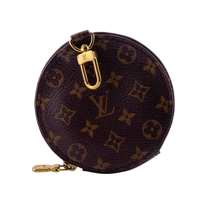 Louis Vuitton Coin Case M44840 Leather Brown Coin Case Coin Pocket Pouch Monogram Multi Pochette