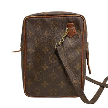 Louis Vuitton Shoulder Bag M3552 Leather Brown Monogram Danube Women
