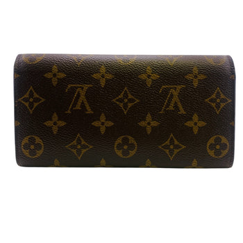 Louis Vuitton Long Wallet Purse M60697 Monogram Brown Monogram Portefeuille Emily Women