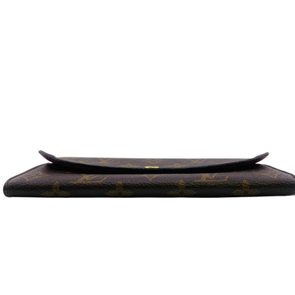 Louis Vuitton Long Wallet Purse M60697 Monogram Brown Monogram Portefeuille Emily Women