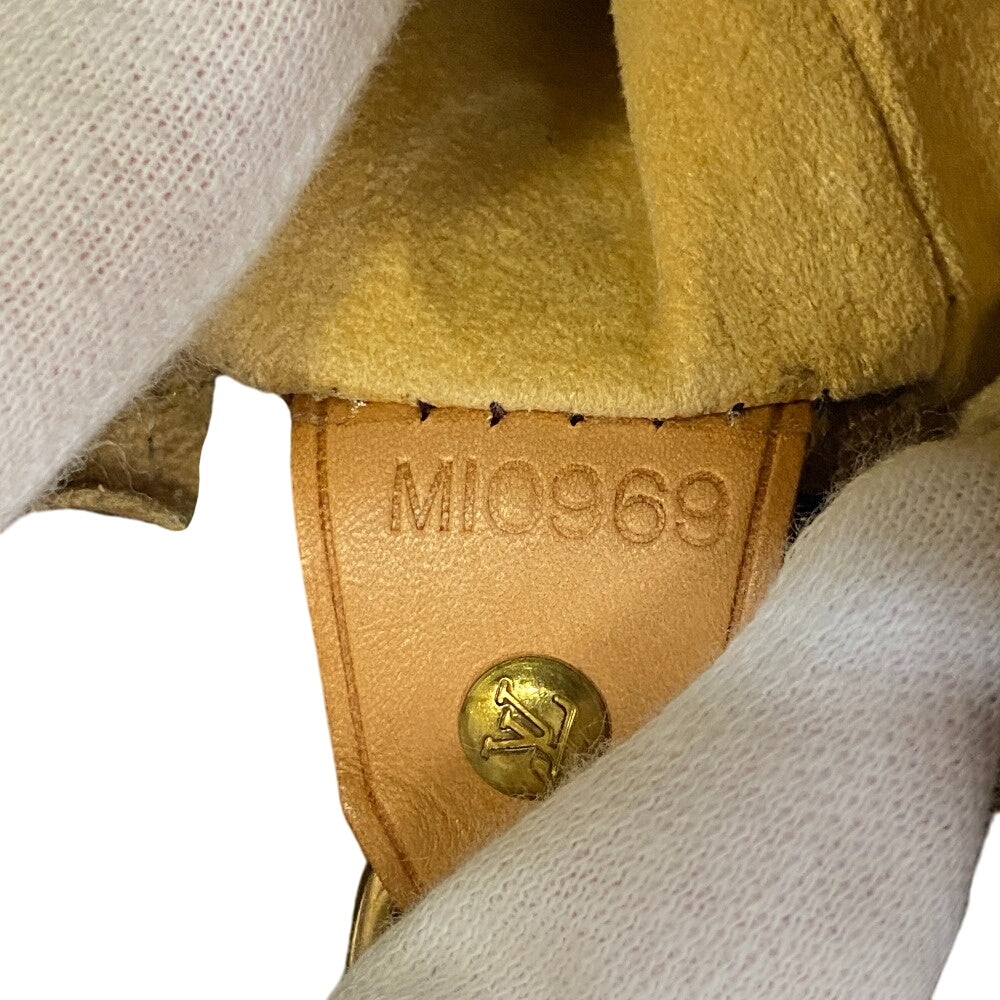 Louis Vuitton Shoulder Bag M51145 Leather Brown Monogram Loopinggm