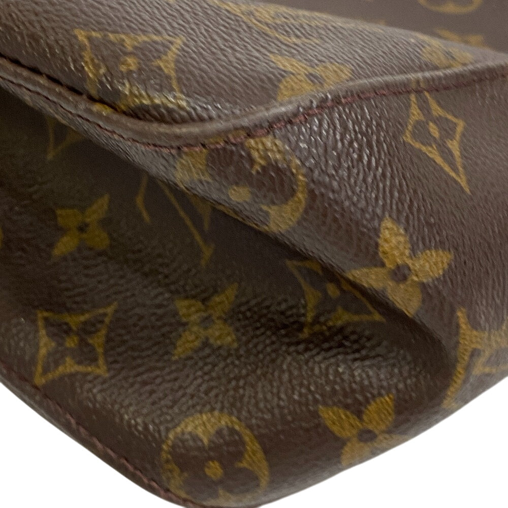 Louis Vuitton Shoulder Bag M51145 Leather Brown Monogram Loopinggm