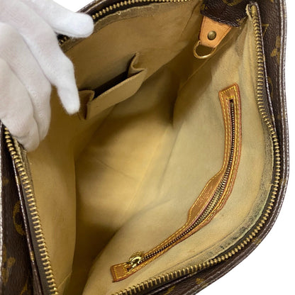 Louis Vuitton Shoulder Bag M51145 Leather Brown Monogram Loopinggm