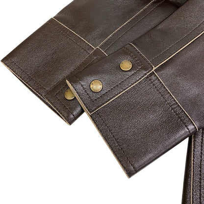 Louis Vuitton Setup Lambskin Brown Vintage Ready-To-Wear 34