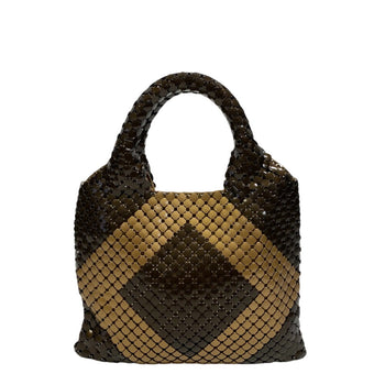 Bottegaveneta Handbag Metal Brown Bijoux Intrecciato Women