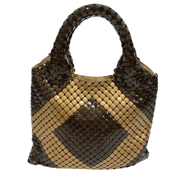 Bottegaveneta Handbag Metal Brown Bijoux Intrecciato Women