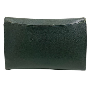 Louis Vuitton Clutch Bag M30204 Leather Green Business Bag Briefcase Business Bag Taiga Volga Mens