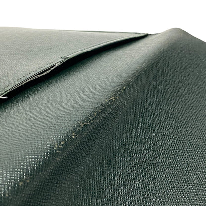 Louis Vuitton Clutch Bag M30204 Leather Green Business Bag Briefcase Business Bag Taiga Volga Mens