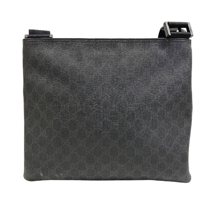 Gucci Shoulder Bag 162904 Gg Supreme Canvas Black Shoulder Bag Gg Mens