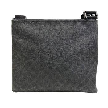 Gucci Shoulder Bag 162904 Gg Supreme Canvas Black Shoulder Bag Gg Mens