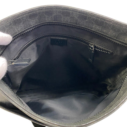 Gucci Shoulder Bag 162904 Gg Supreme Canvas Black Shoulder Bag Gg Mens