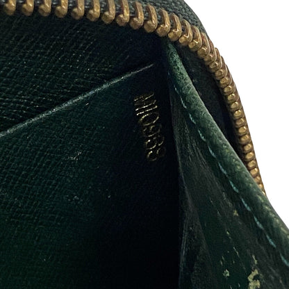 Louis Vuitton Long Wallet Purse M30654 Leather Green Organizer Taiga Atoll Mens