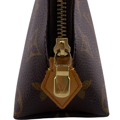 Louis Vuitton Cosmetics Pouch M47515 Leather Brown Cosmetics Pouch Monogram Pochette Cosmetiquepm