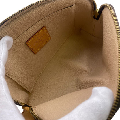 Louis Vuitton Cosmetics Pouch M47515 Leather Brown Cosmetics Pouch Monogram Pochette Cosmetiquepm