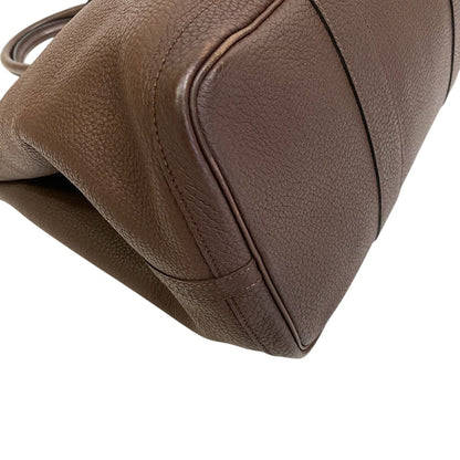 Hermes Tote Bag Leather, Negonda Brown Garden Party Mm Women