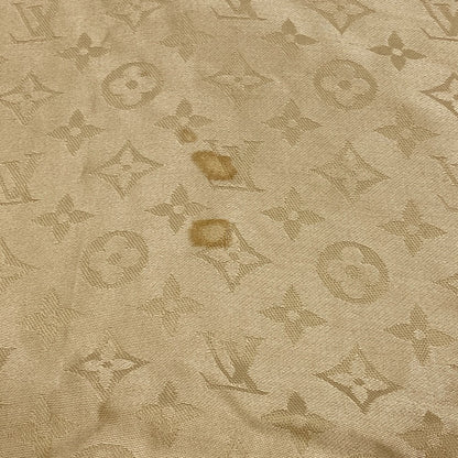 Louis Vuitton Stall Silk Beige Monogram Shine Women