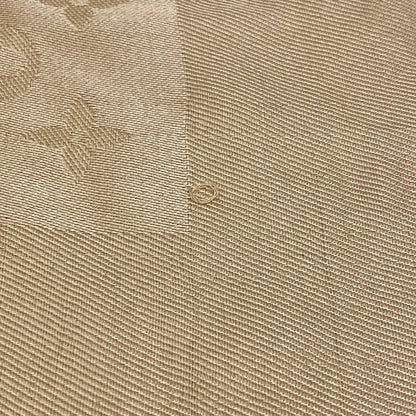 Louis Vuitton Stall Silk Beige Monogram Shine Women