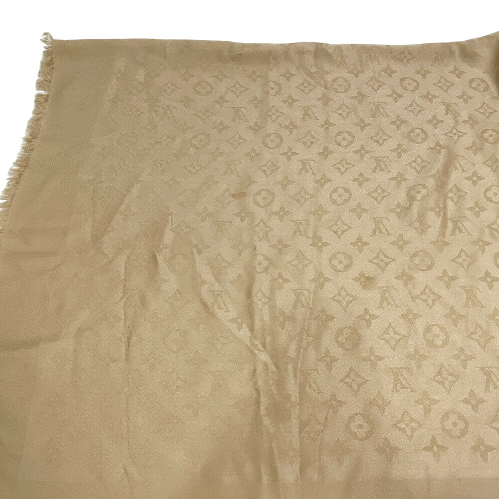 Louis Vuitton Stall Silk Beige Monogram Shine Women