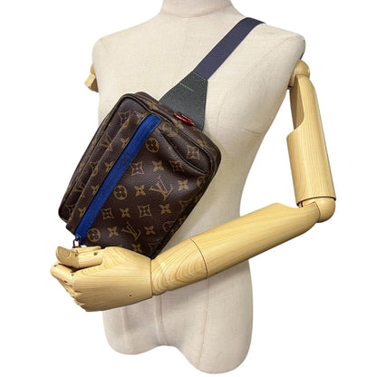 Louis Vuitton Shoulder Bag M43843 Monogram Canvas, Pacific Brown Monogram Messenger Pm
