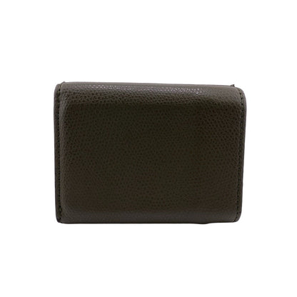 Fendi Tri-Fold Wallet 8M0395 Leather Khaki Green Ehuise Fendi Women