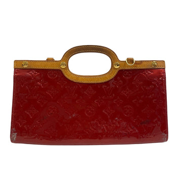 Louis Vuitton Handbag M91987 Enamel Red Vernis Roxbury Drive Women