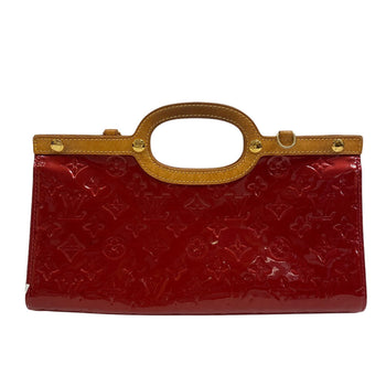 Louis Vuitton Handbag M91987 Enamel Red Vernis Roxbury Drive Women
