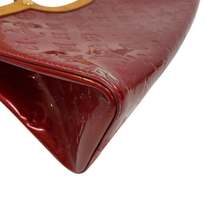 Louis Vuitton Handbag M91987 Enamel Red Vernis Roxbury Drive Women