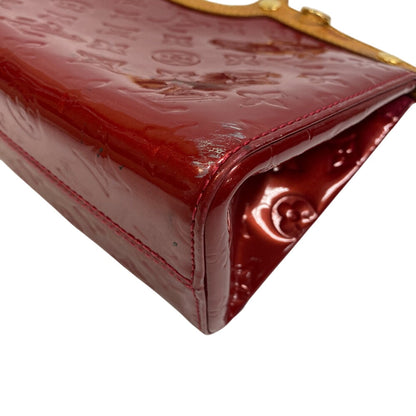 Louis Vuitton Handbag M91987 Enamel Red Vernis Roxbury Drive Women