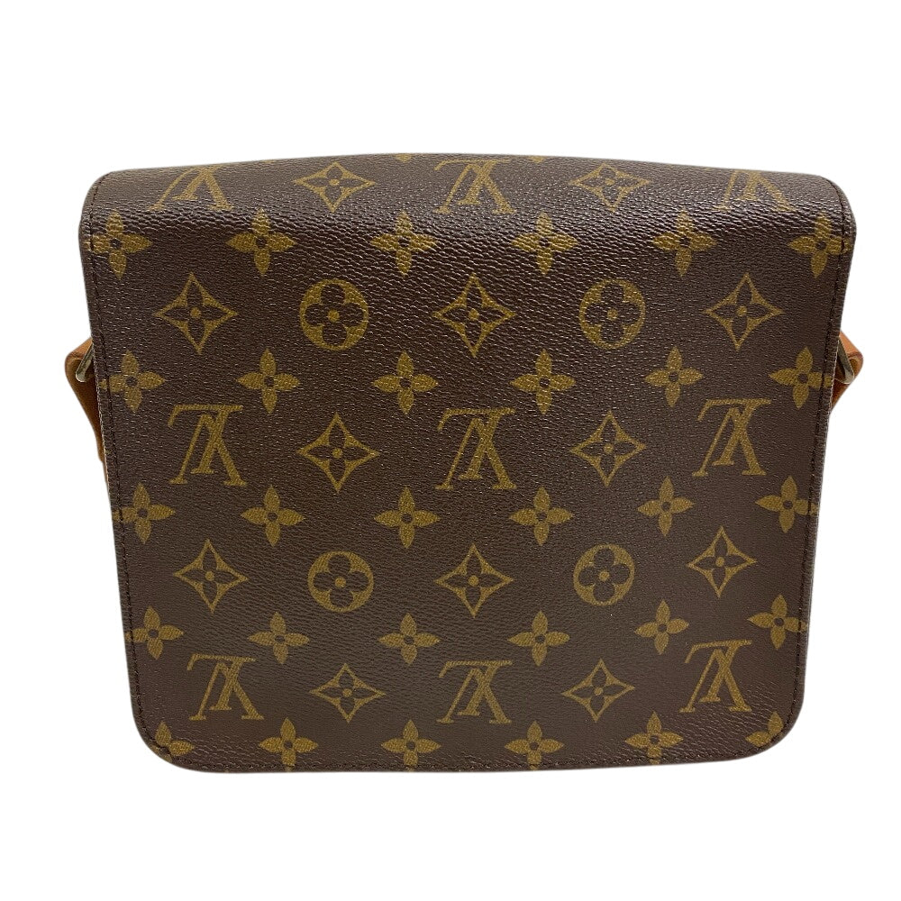 Louis Vuitton Shoulder Bag M51253 Leather Brown Monogram Cartouchieremm Women