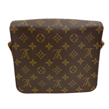 Louis Vuitton Shoulder Bag M51253 Leather Brown Monogram Cartouchieremm Women