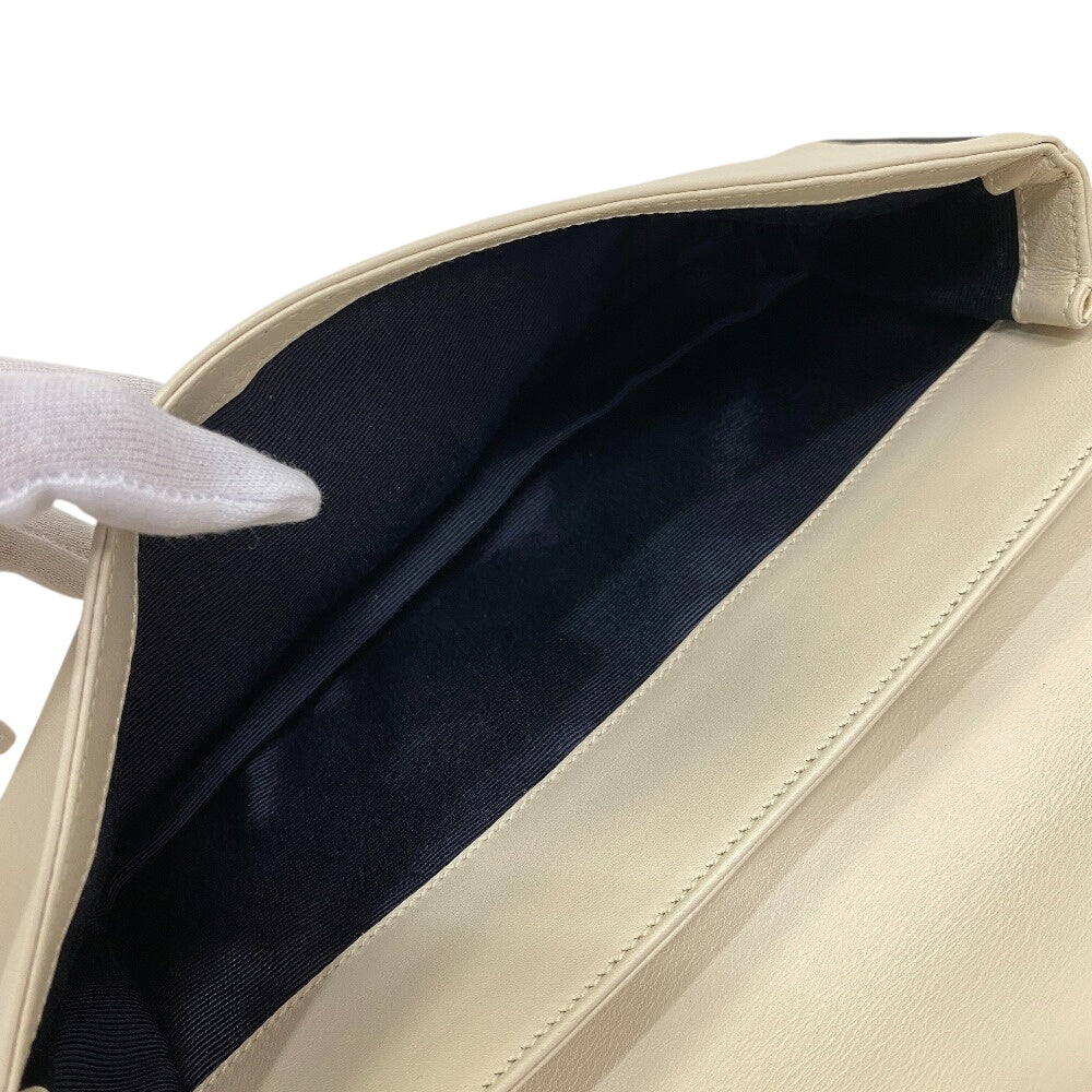 Coach Handbag Leather White Women