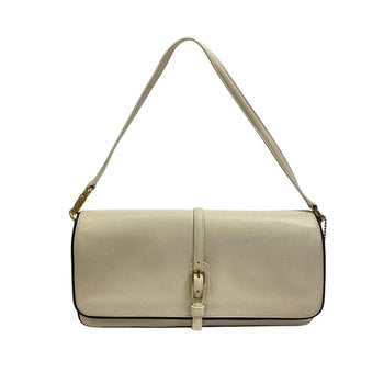 Coach Handbag Leather White Women