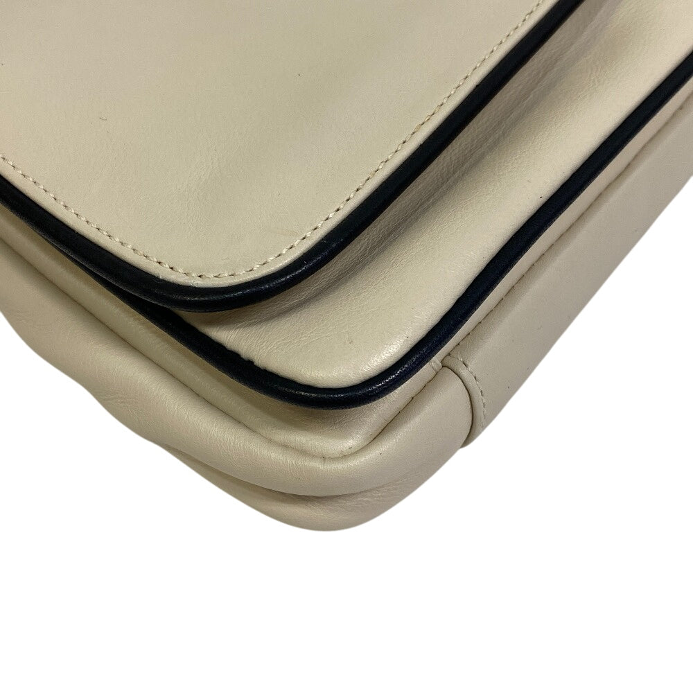 Coach Handbag Leather White Women