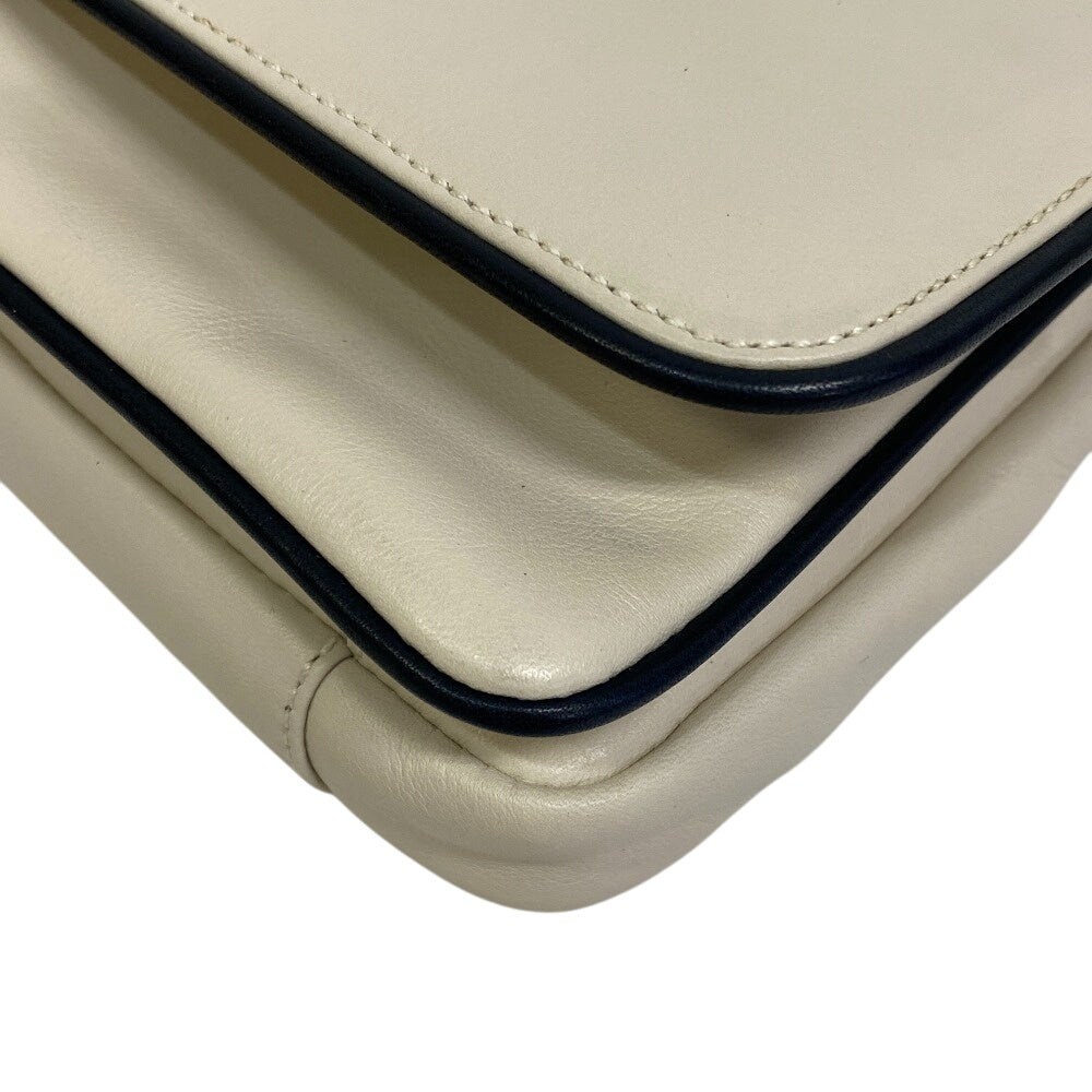 Coach Handbag Leather White Women