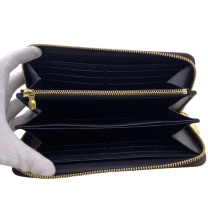 Louis Vuitton Long Wallet Purse M69353 Leather Brown Giant Monogram Reverse Zippy Wallet