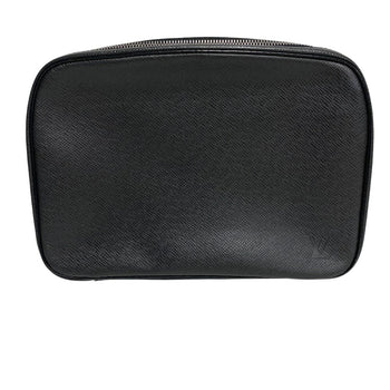 Louis Vuitton Business Bag M30212 Leather Black Taiga Truth Cracking Tat Gm