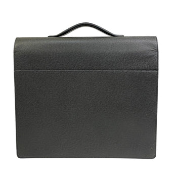 Louis Vuitton Business Bag M30802 Taiga Leather Black Taiga Selviet Kazan