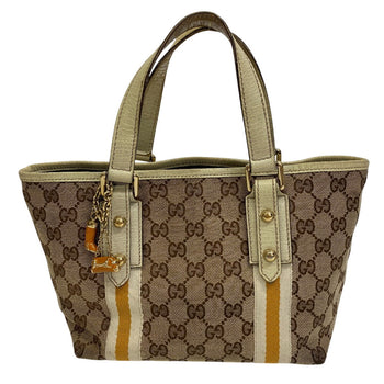 Gucci Tote Bag 139261 Gg Canvas Brown Sherry
