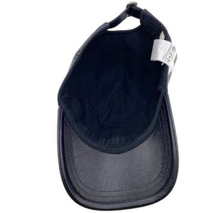 Celine Cap Leather Black Triomphe S