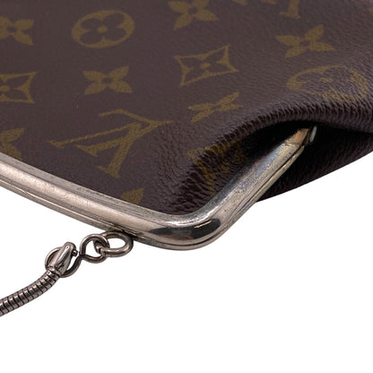 Louis Vuitton Pouch Leather Brown Monogram Bucketusa