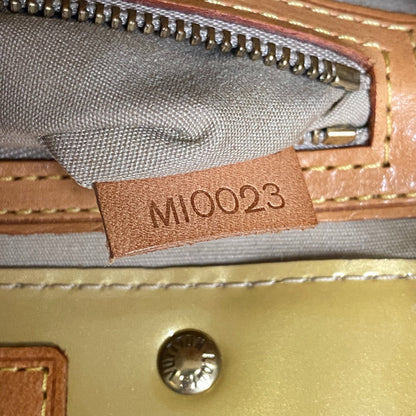 Louis Vuitton Handbag M91144 Enamel Yellow Vernis Lead Pm