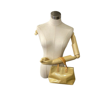 Louis Vuitton Handbag M91144 Enamel Yellow Vernis Lead Pm
