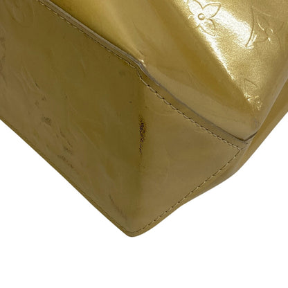 Louis Vuitton Handbag M91144 Enamel Yellow Vernis Lead Pm